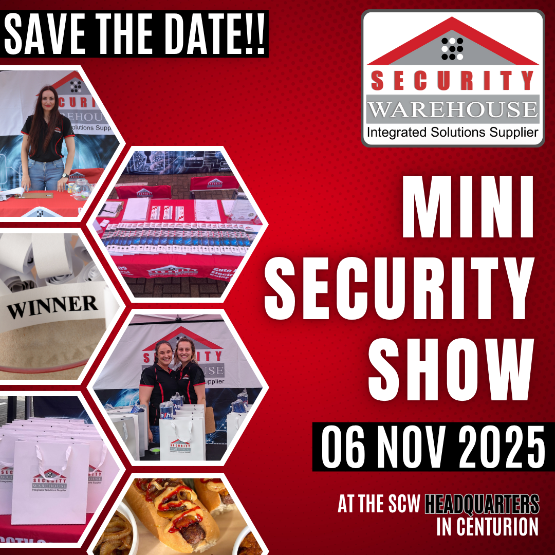 Security Save SAVE THE DATE - The Annual Mini Security Show at HQ - Security Warehouse